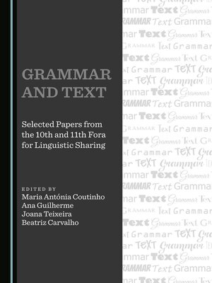 cover image of Grammar and Text